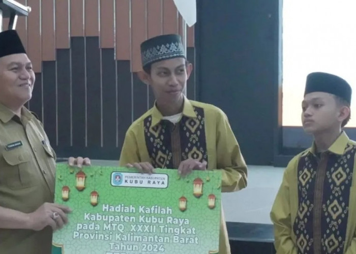 Kubu Raya Posisi Ketiga Dalam MTQ XXXII Tngkat Provinsi Kalbar, Pemkab Berikan Bonus Kepada Khalifah