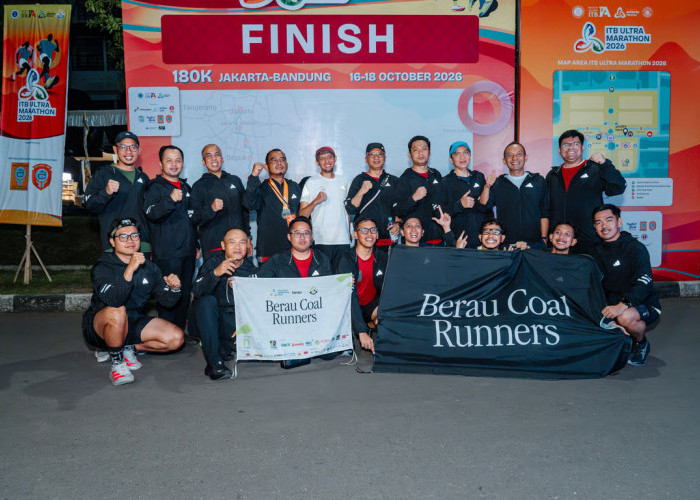 Karyawan Berau Coal Ikuti ITB Ultra Marathon, Dorong Gaya Hidup Sehat
