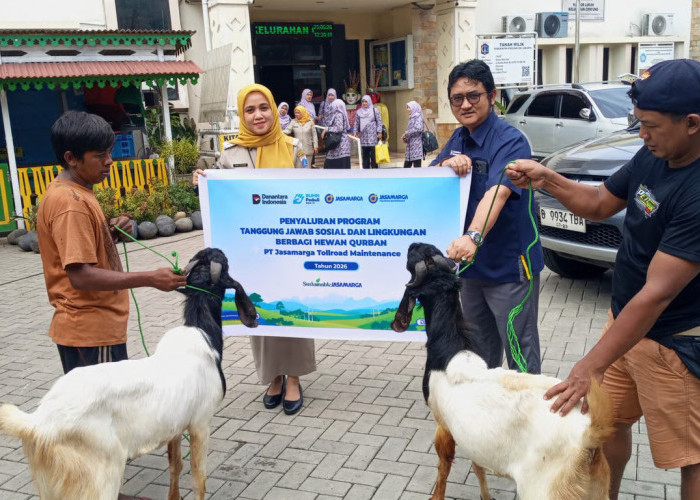 Wujud Kepedulian Sosial, PT Jasamarga Tollroad Maintenance Salurkan Bantuan Hewan Kurban Senilai Rp480 Juta 
