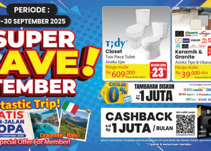 Mitra10 Hadirkan Diskon Besar-Besaran di Bulan September