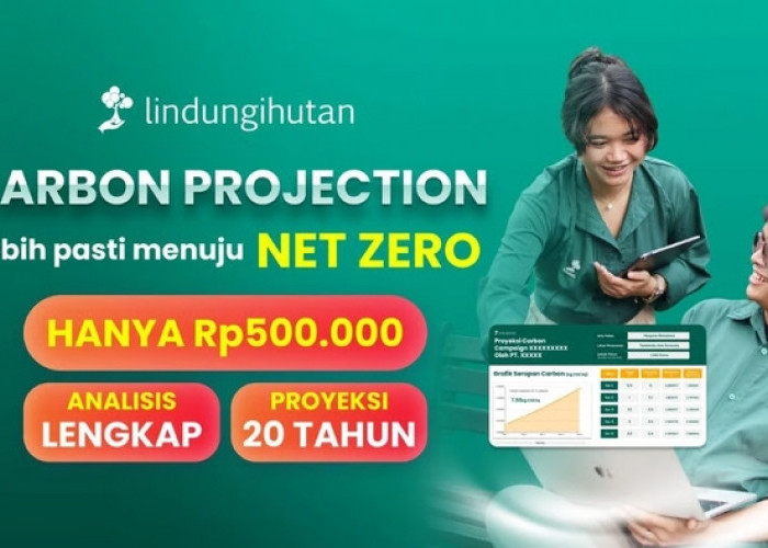 LindungiHutan Luncurkan “Carbon Projection”, Fitur Perhitungan Serapan Karbon Jangka Panjang