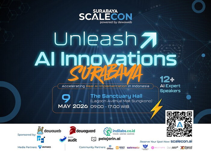 Dewaweb Hadirkan SCALECON 2026 di Surabaya: Gerakan Nyata untuk Implementasi AI bagi Pebisnis