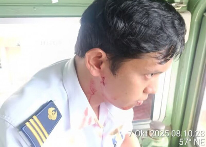 KAI Sumut Cari Pelaku Pelemparan terhadap KA di Kab. Asahan, Asisten Masinis Alami Luka di Wajah