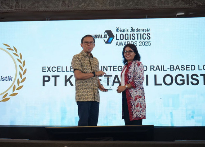 KAI Logistik Raih Penghargaan “Excellence in Integrated Rail-Based Logistics Solutions” di BILA 2025