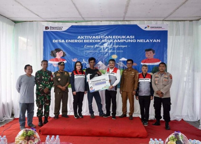 Pertamina NRE Nyalakan Cahaya Baru Nelayan Cilamaya