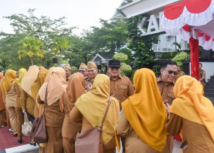 Perkuat Sinergi ASN, Pemkab Kubu Raya Gelar Apel Pagi dan Halal Bihalal