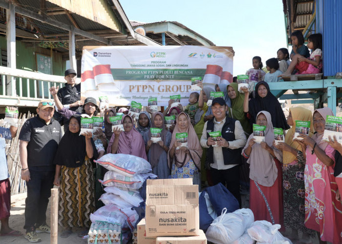 PTPN Group Kirim 17 Ton Bantuan untuk Korban Bencana di NTT
