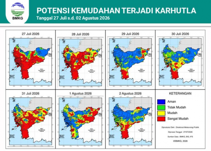 BMKG Kalbar Rilis Peringatan Potensi Karhutla 27 Juli–2 Agustus 2026