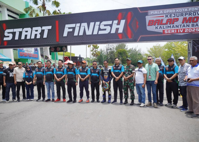 Wali Kota Pontianak Dorong Pembinaan Atlet Muda Lewat Kejurprov Balap Motor Kalbar Seri IV