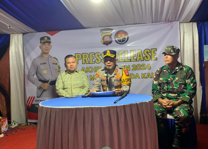 Polres Melawi Gelar Press Release Terkait Keberhasilan Pengungkapan Kasus dan Keamanan Wilayah di Tahun 2024