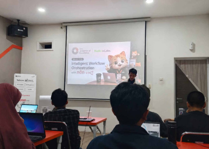 AI Connect Makassar dan Kodeka Labs Gelar Workshop Intelligent Workflow Orchestration with n8n