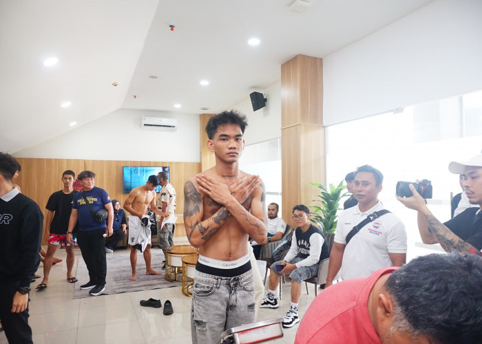 Borneo Combat Championship Gelar Weight In di GOR Ayani Pontianak