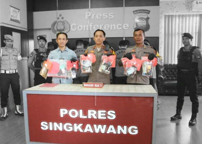 Satresnarkoba Polres Singkawang Amankan 14 Tersangka Kasus Narkoba Selama Dua Bulan