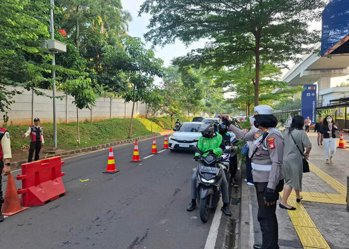 Tingkatkan Kenyamanan Pengguna LRT Jabodebek, KAI Gandeng Kepolisian guna Atasi Kemacetan di Kawasan Stasiun H
