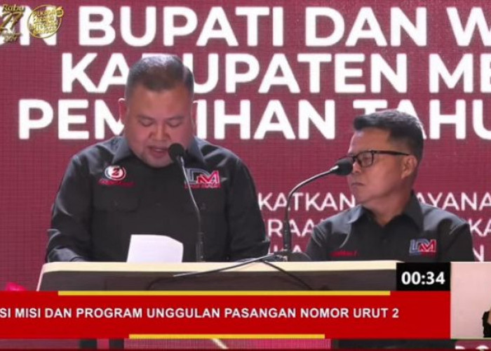 Debat Publik Pilkada 2024, Dadi-Malin Sampaikan Prestasi Melawi Raih WTP 5 Kali Berturut-turut