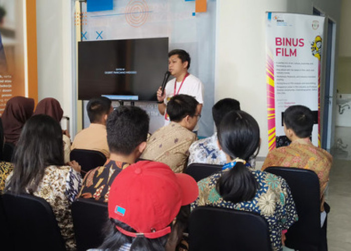 Merayakan 15 Tahun, Program Studi Film BINUS UNIVERSITY Gelar Roadshow Kreatif di Makassar