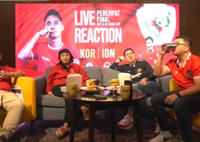 Reaksi Bung Towel Setelah Indonesia Lolos Semifinal Piala Asia u23 2024, 