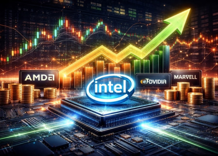 Saham Intel Melonjak Jelang Rilis Laporan Keuangan, Sektor Semikonduktor Menguat