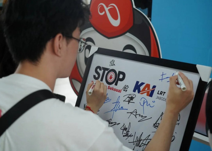 LRT Jabodebek Gelar Sosialisasi Anti Pelecehan di Stasiun Dukuh Atas, Ciptakan Ruang Aman Bersama