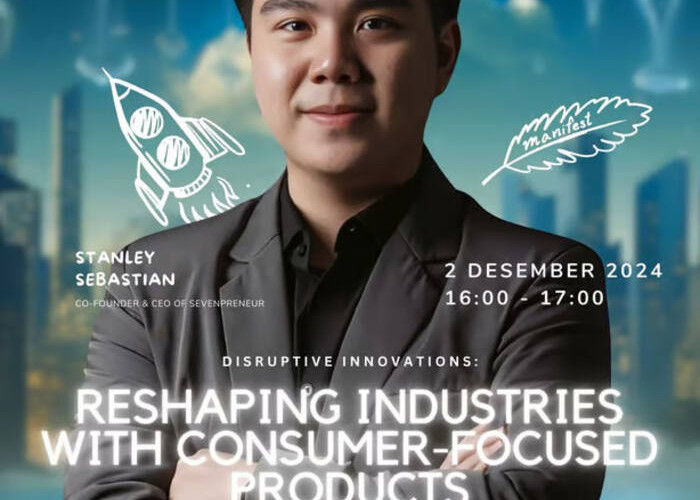 Maxy Academy Siap Hadirkan Stanley Sebastian di Maxy Talk, Bahas Inovasi Disruptif Berbasis Konsumen