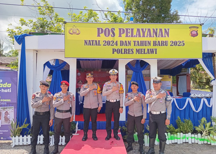 Karendalopsres AKP I Nengah Muliawan Lakukan Pengecekan Pos Pengamanan dan Pelayanan Nataru