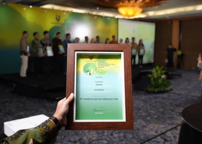 Konsisten Jalankan Praktik Keberlanjutan, WSBP Raih Penghargaan 
