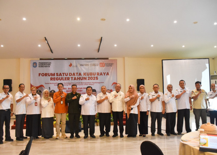 Kubu Raya Dorong Pembangunan Tepat Sasaran Lewat Satu Data Indonesia