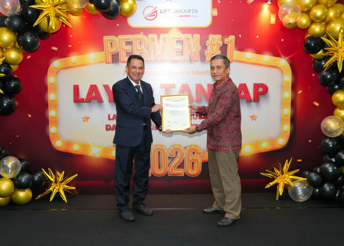 SUCOFINDO Perkuat Tata Kelola Transportasi Publik melalui Sertifikasi ISO 37001 dan ISO/IEC 27001 untuk LRT Ja