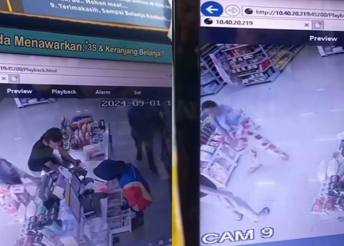 Viral Video CCTV: Seorang Wanita Ditarik Kerudungnya oleh Suami Karena Minta Dibelikan Lipstik di Surabaya