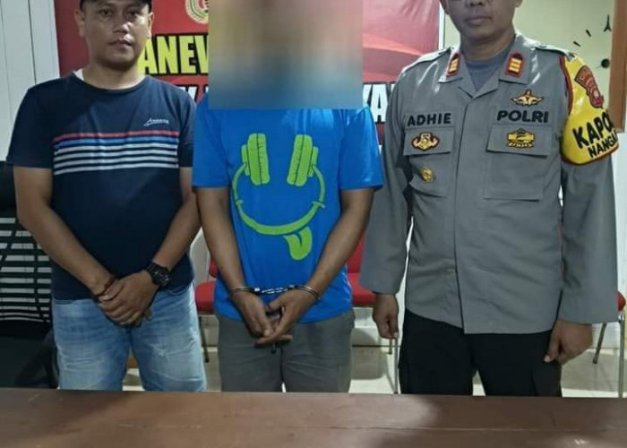 Polsek Nanga Tayap Amankan Warga Ketapang Simpan Sabu di Rumah