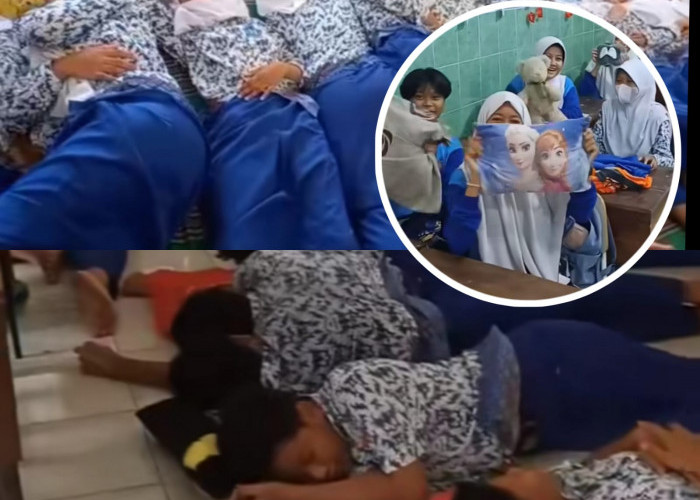 SMPN 39 Surabaya Uji Coba Program Tidur Siang di Sekolah