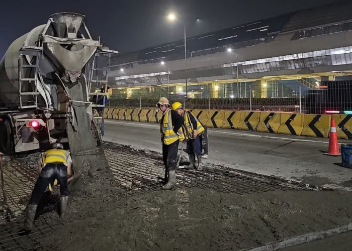 PT Jasamarga Tollroad Maintenance Laksanakan Pekerjaan Rekonstruksi Perkerasan di Ruas Tol Jagorawi