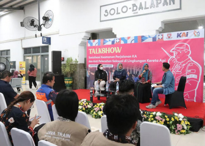 KAI Daop 6 Gandeng Komunitas Semboyan Satoe Community Gelar Sosialisasi Keamanan Perjalanan dan Anti Pelecehan