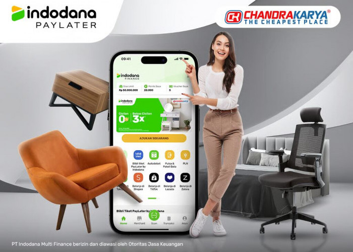 Jadikan Rumah Lebih Nyaman Belanja Melalui Kemudahan Indodana PayLater di Chandra Karya