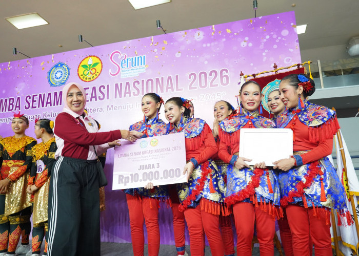 Perwosi Kalbar Raih Juara 3 Senam Kreasi Nasional 2026
