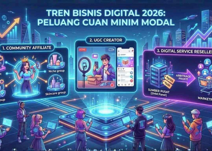 Tren Bisnis Digital 2026: 3 Peluang 'Cuan' Minim Modal yang Wajib Dilirik Milenial & Gen Z
