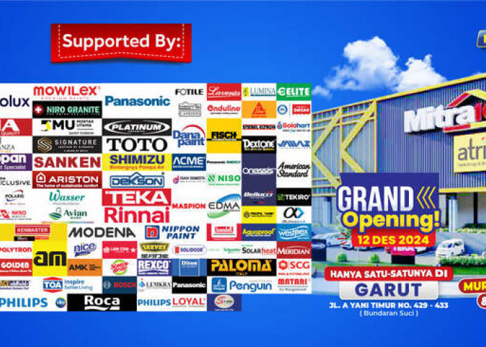 Grand Opening Mitra10 Garut: Belanja Nyaman, Renovasi Jadi Mudah!