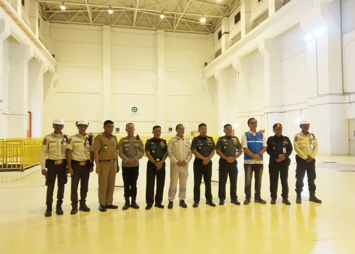 Dantem 062 Tarumanagara Perkuat Pengamanan Obvitnas PLTA Jatigede