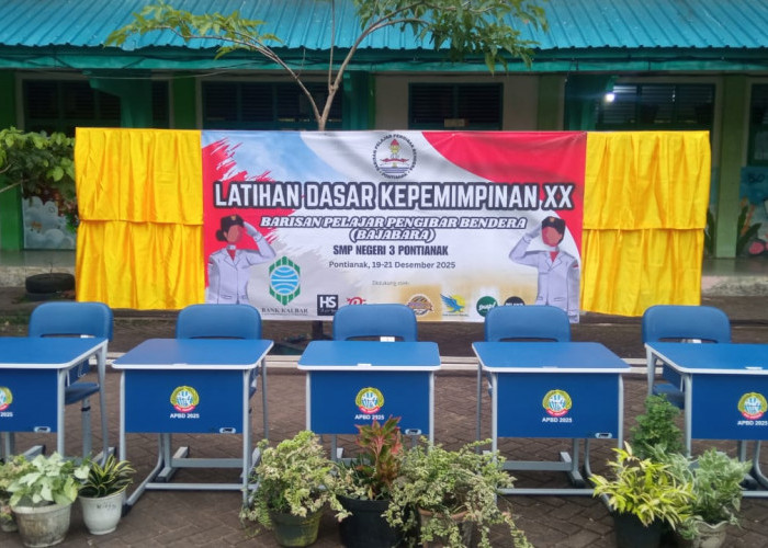 LDK Paskibra Bajabara SMPN 3 Pontianak 2025 Sukses, Panitia Apresiasi Dukungan Sponsor