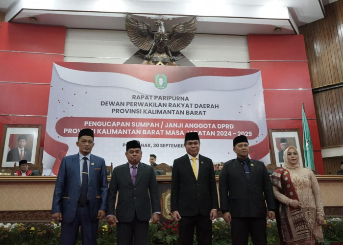 Daftar Pimpinan Sementara dan 65 Anggota DPRD Kalbar Periode 2024-2029 