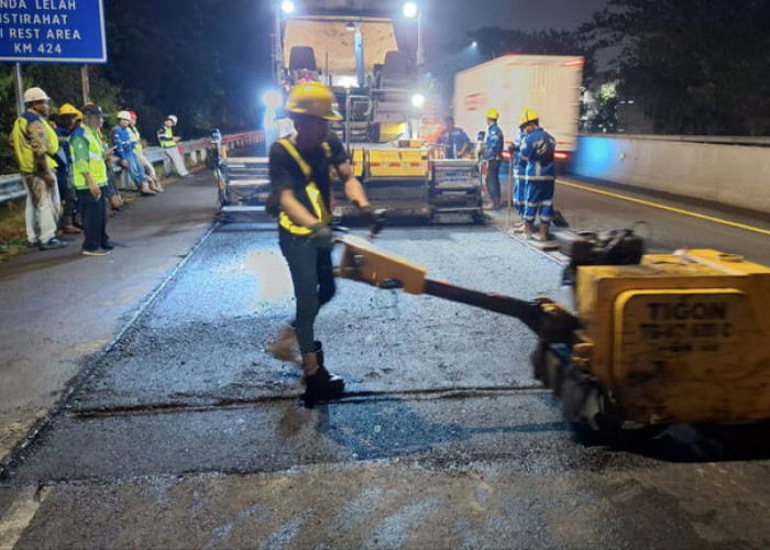PT Jasamarga Tollroad Maintenance Laksanakan Pekerjaan Preservasi di Ruas Jalan Tol Semarang