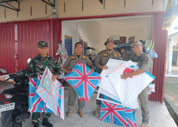 Satpol PP Amankan 51 Layangan di Pontianak Timur