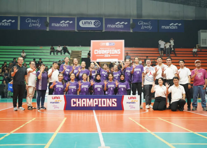 Debut pertama di Liga Mahasiswa 2024, Tim Basket Putri BINUS University Berhasil Raih Juara Regional