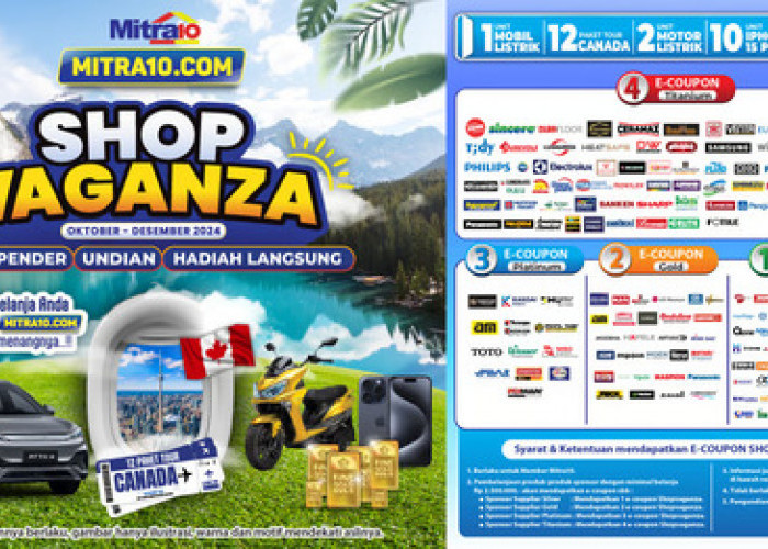 Shopvaganza 2024, Masih Ada Waktu! Kumpulkan Kupon dan Menangkan Liburan ke Kanada