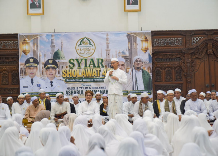 Wako Edi Ajak Warga Perkuat Silaturahmi Lewat Syiar Sholawat 40