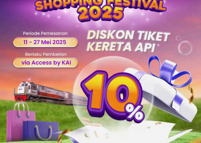 Diskon 10% Tiket KA! Spesial Surabaya Shopping Festival 2025 di Access by KAI