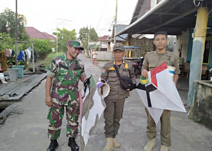 Satpol PP Pontianak Tindak Pemain Layangan Berbahaya, Sanksi Denda Rp500 Ribu