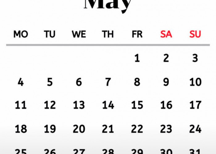 Long Weekend Mei 2026, Ini Daftar Libur Nasional dan Cuti Bersama