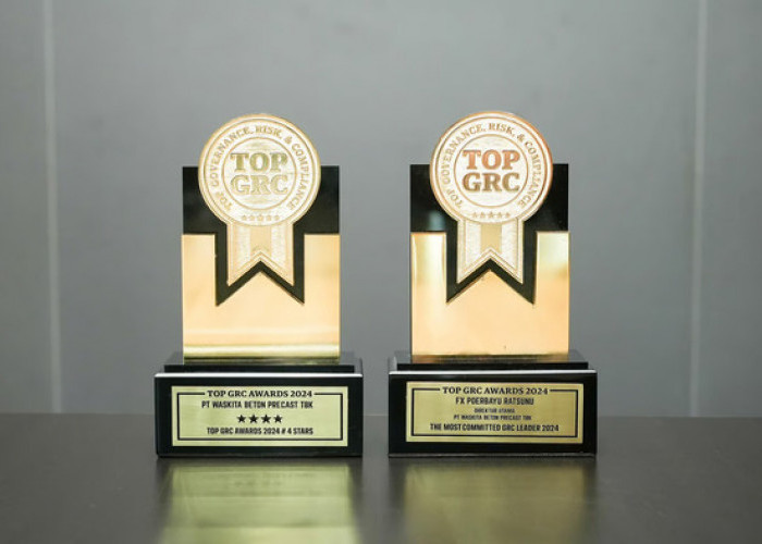 Konsisten Terapkan GCG, WSBP Kembali Raih 2 Penghargaan di TOP GRC Awards 2024