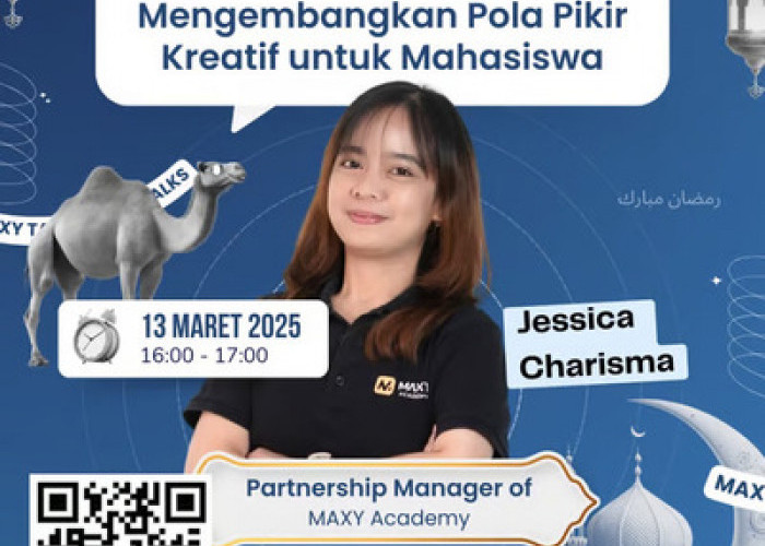 Webinar MAXY Academy Bongkar Cara Berpikir yang Bikin Mahasiswa Lebih Cerdas